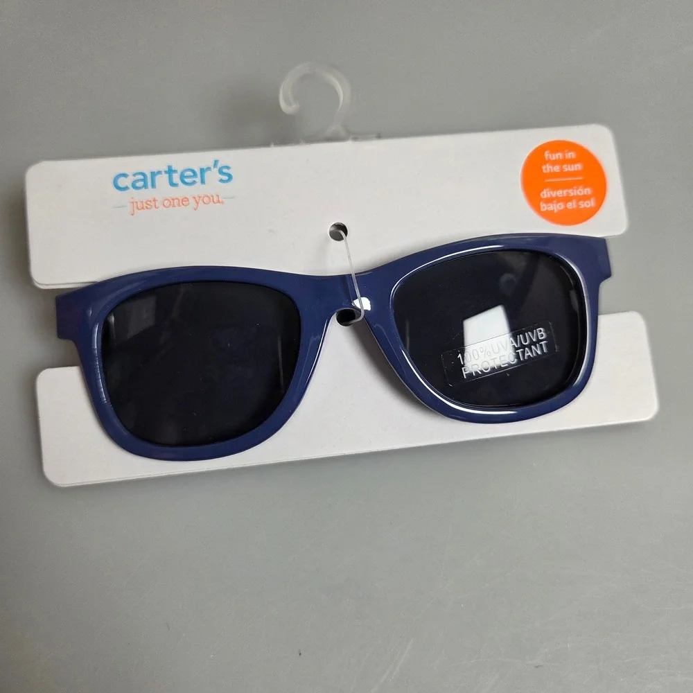 Carter's Just One You Kids Navy Blue Sunglasses 100% UVA‎ UVB Protection JY02432